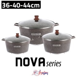 سرویس قابلمه 6 پارچه زیو مدل Z-8400-44